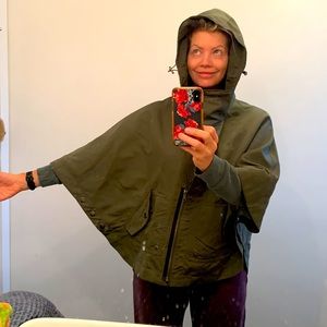 Olive Andrew Marc Rain Poncho